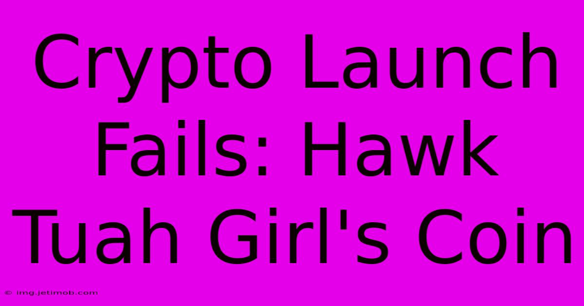 Crypto Launch Fails: Hawk Tuah Girl's Coin