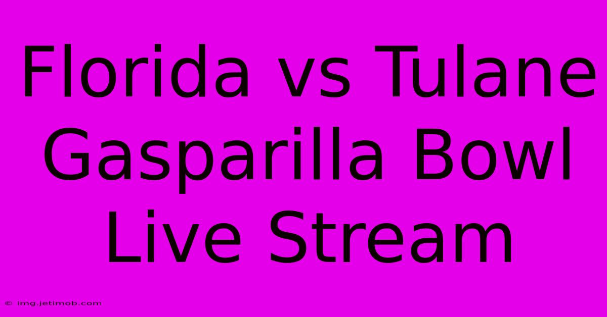 Florida Vs Tulane Gasparilla Bowl Live Stream