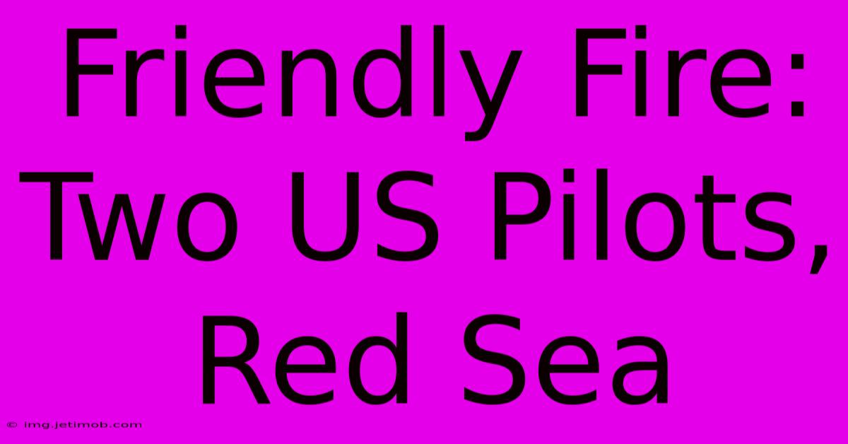 Friendly Fire: Two US Pilots, Red Sea