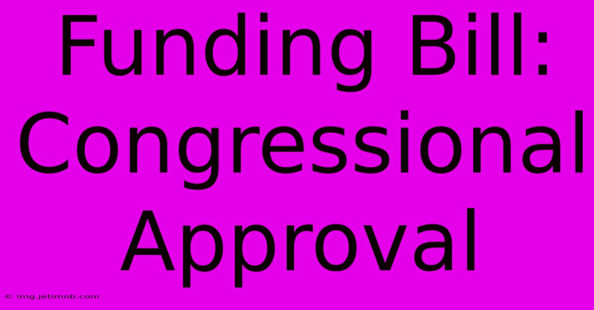 Funding Bill: Congressional Approval