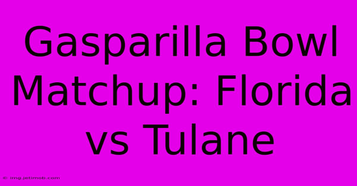 Gasparilla Bowl Matchup: Florida Vs Tulane