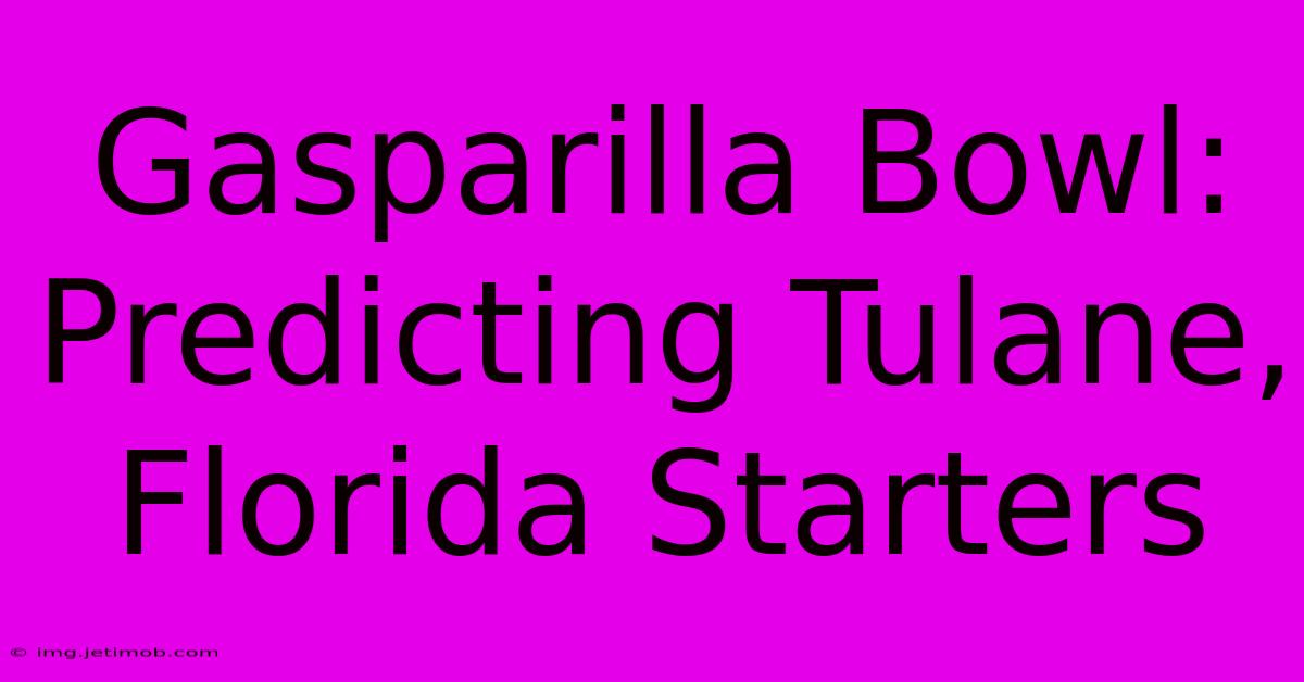 Gasparilla Bowl: Predicting Tulane, Florida Starters