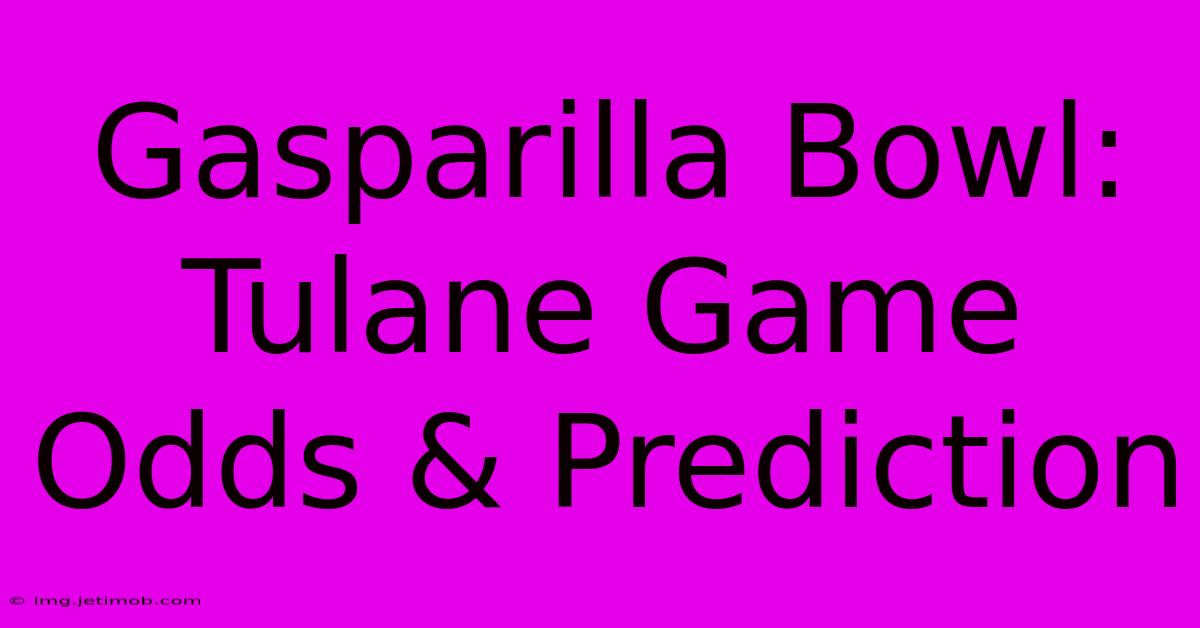 Gasparilla Bowl: Tulane Game Odds & Prediction