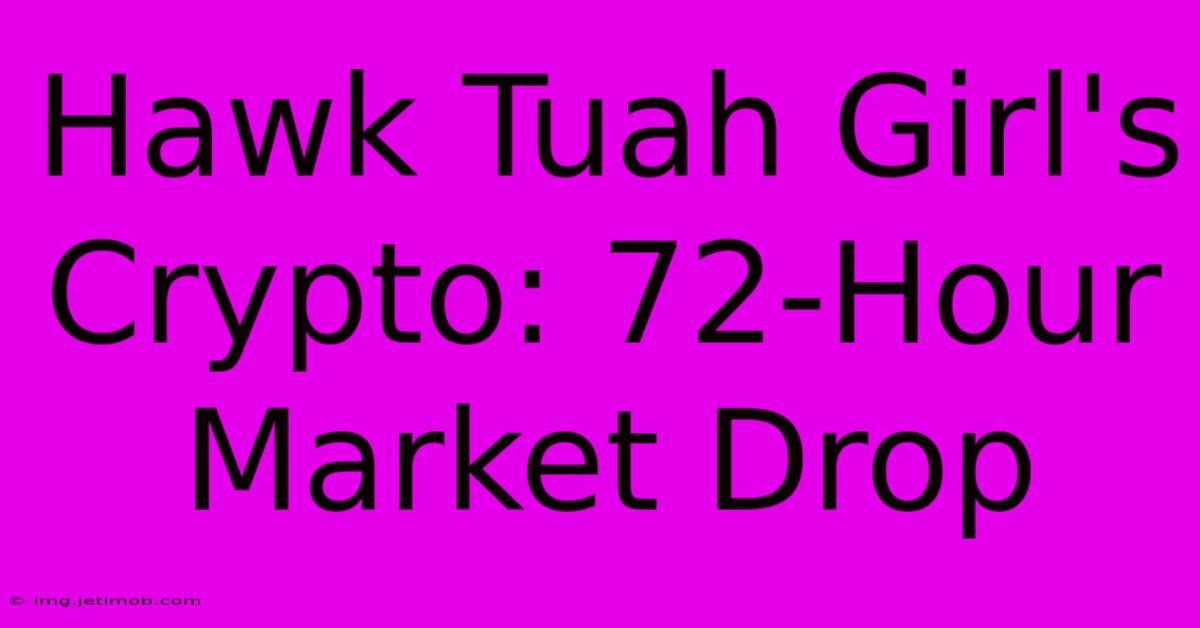 Hawk Tuah Girl's Crypto: 72-Hour Market Drop