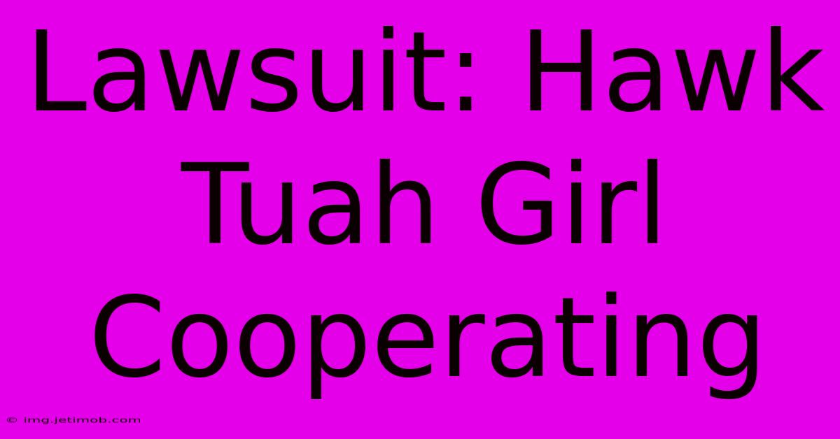 Lawsuit: Hawk Tuah Girl Cooperating