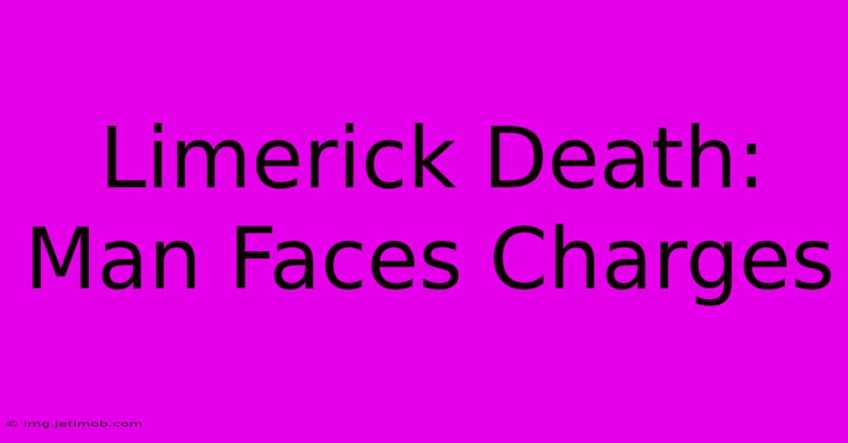 Limerick Death: Man Faces Charges