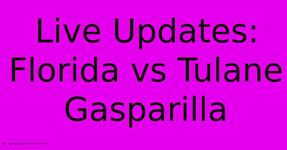 Live Updates: Florida Vs Tulane Gasparilla