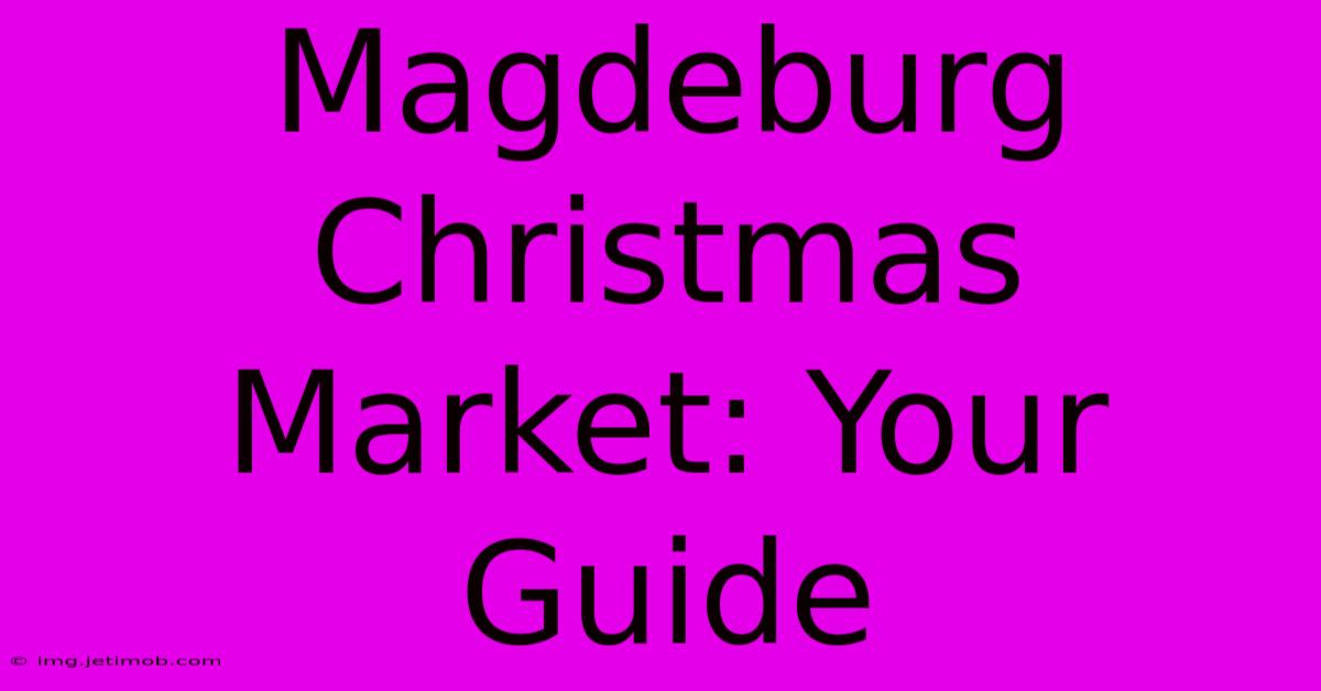 Magdeburg Christmas Market: Your Guide