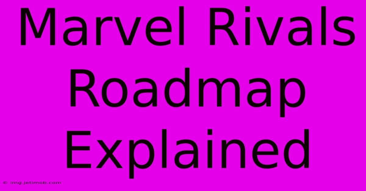 Marvel Rivals Roadmap Explained