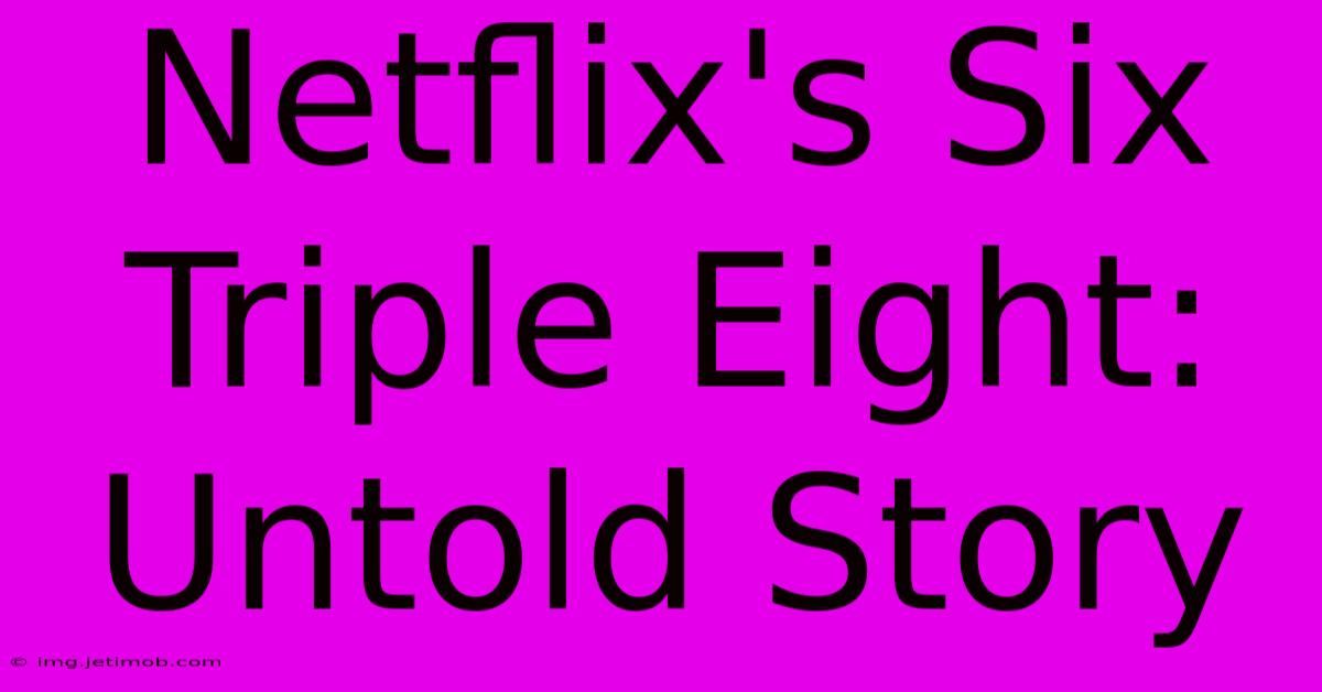 Netflix's Six Triple Eight: Untold Story