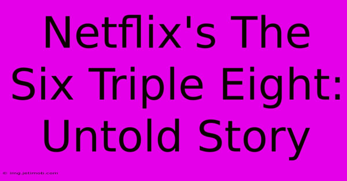 Netflix's The Six Triple Eight: Untold Story