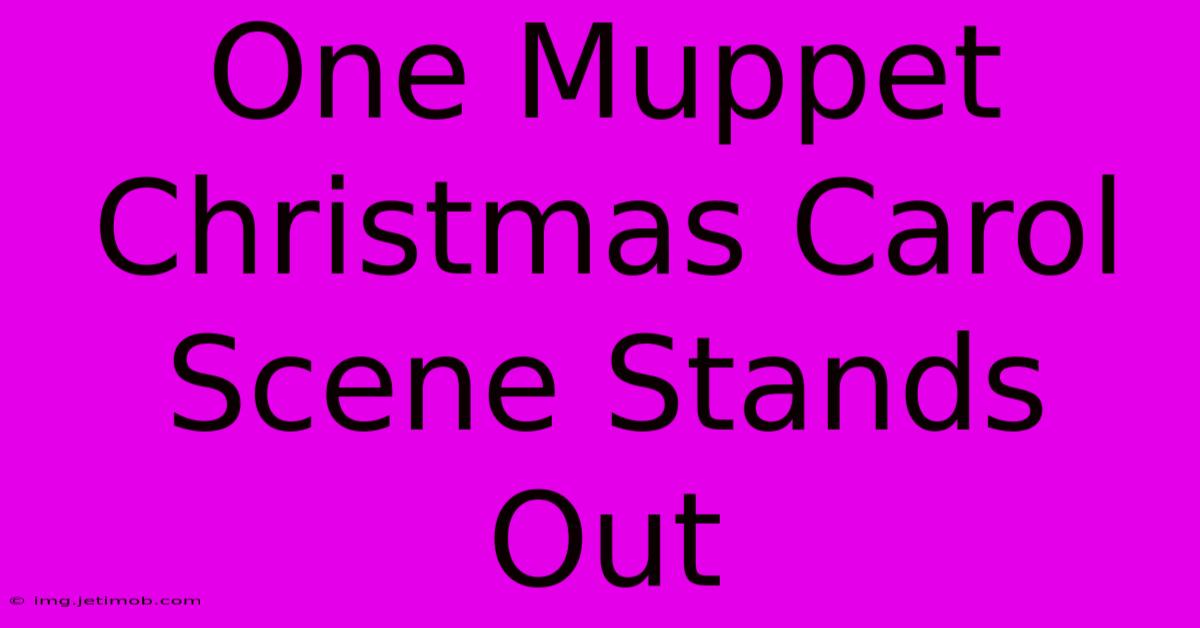 One Muppet Christmas Carol Scene Stands Out