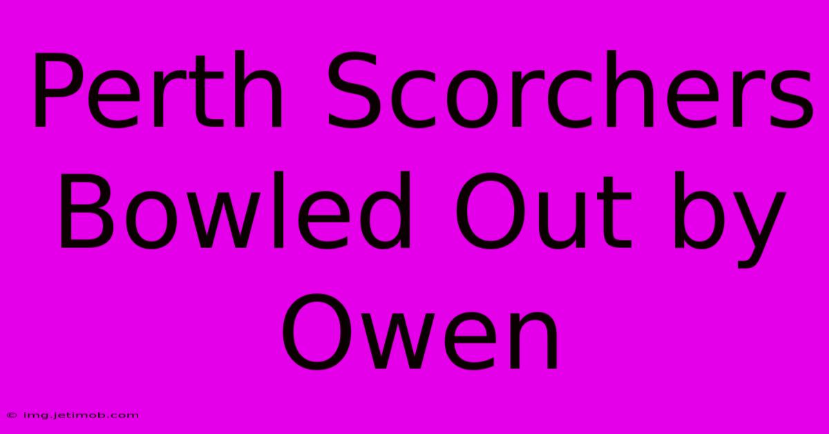 Perth Scorchers Bowled Out By Owen