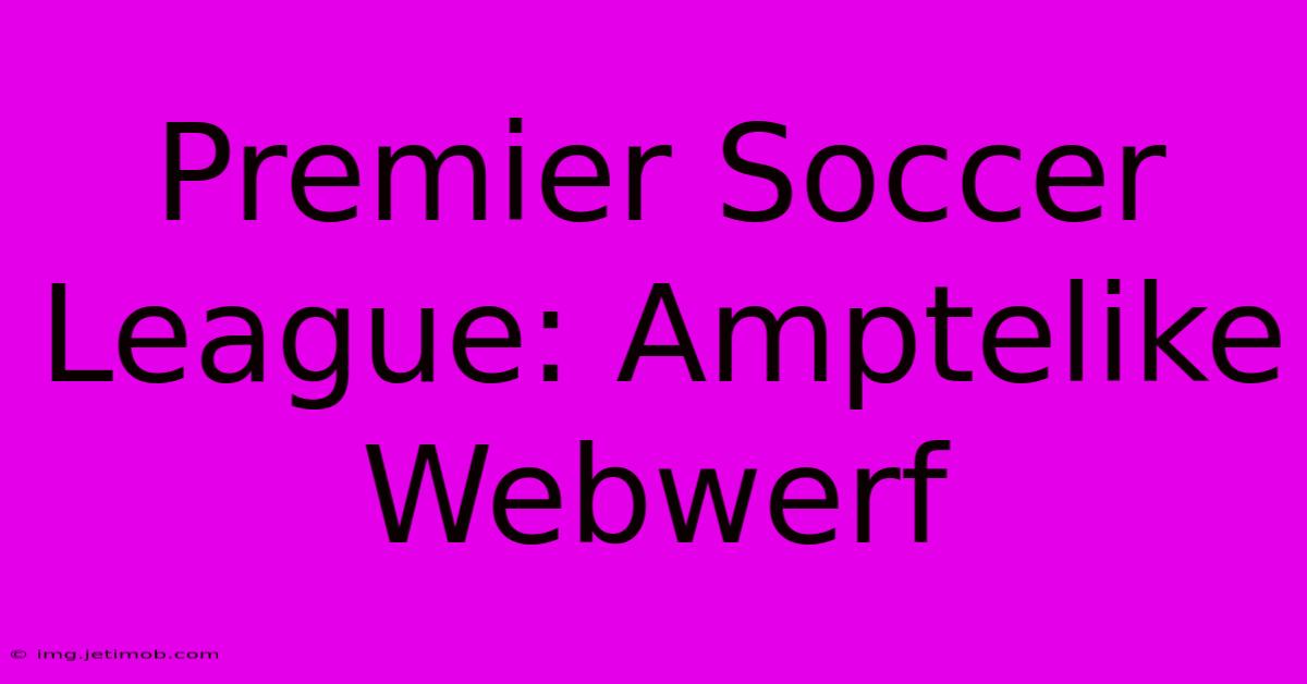 Premier Soccer League: Amptelike Webwerf