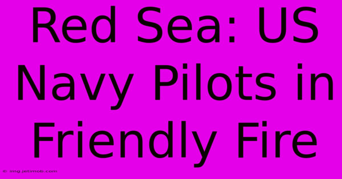 Red Sea: US Navy Pilots In Friendly Fire